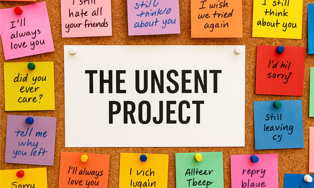 What is The Unsent Project: A Digital Catharsis for the Unspoken Heart